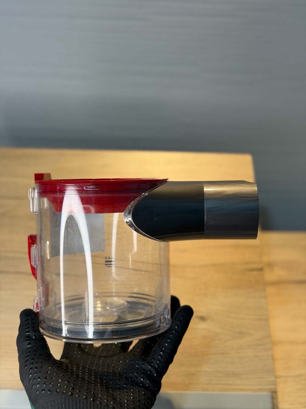 Dyson V7 V8 Cordless Vacuum Replacement Dust Bin Clear Canister Assembly